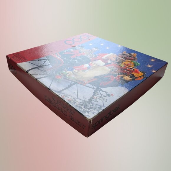 Vintage A Muppet Christmas Party Puzzle (1991 Springbok) — 1000 pcs - Picture 2 of 3